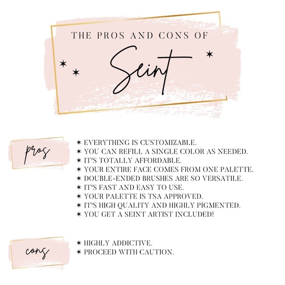 Brand new Seint eyeshadow bundle. Palette with 8 eyeshadow colors - Picture 9 of 10